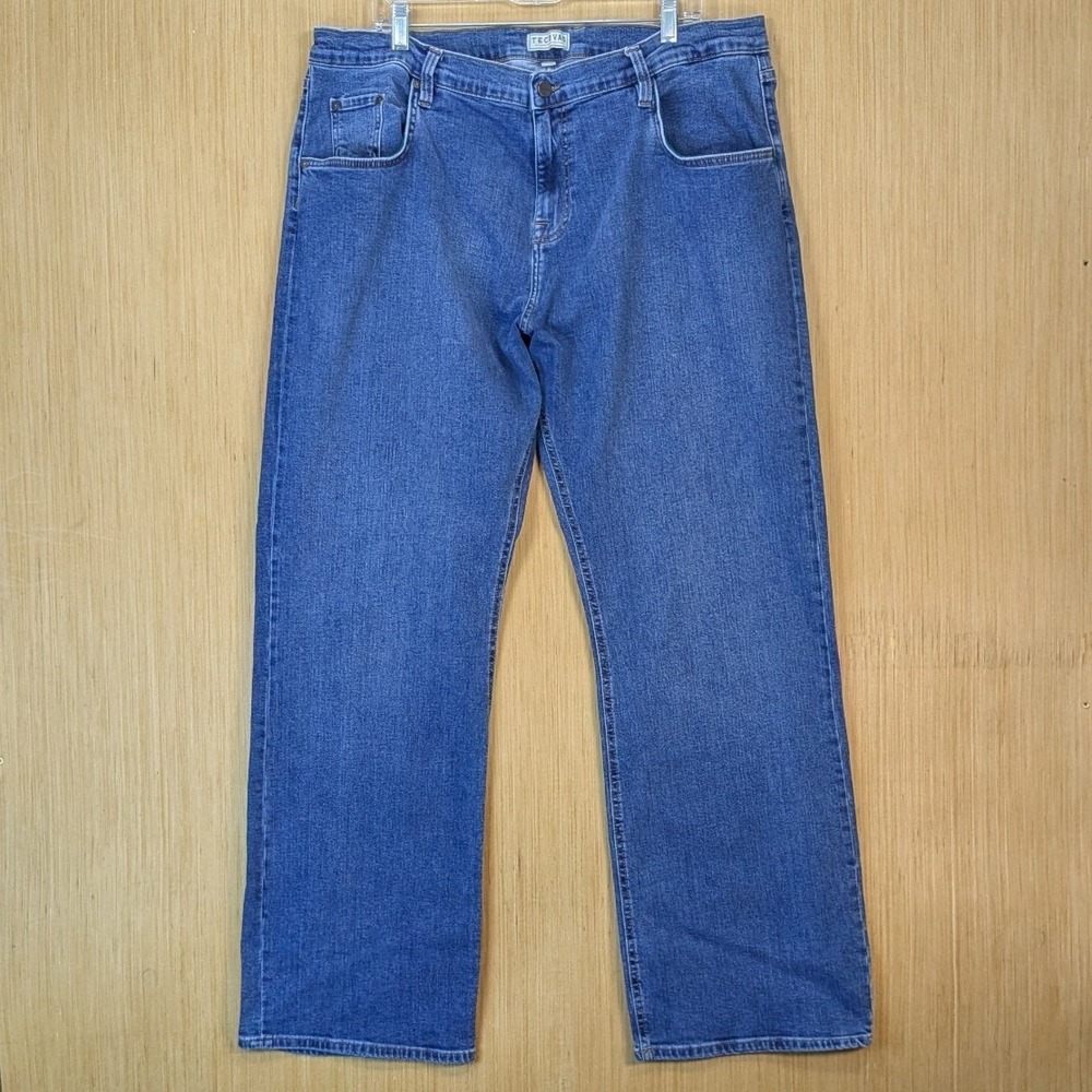 Tecovas Jeans Men's 42x32 Light Blue Standard Straight Denim Cowboy‎ Western USA